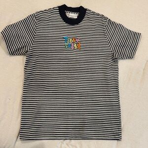 Teddy Fresh Multicolor Logo Striped Tee